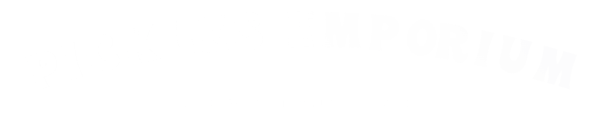 Pickles Emporium White Logo